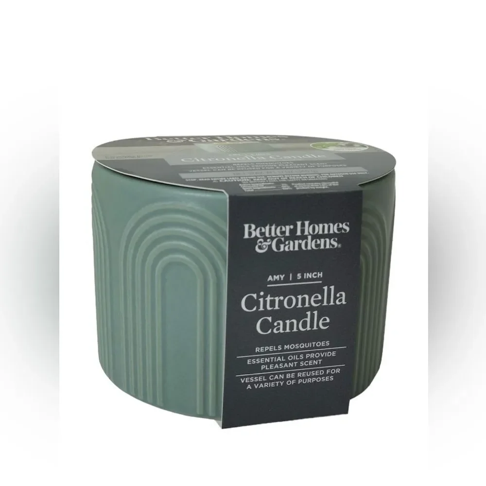 BH&G Outdoor Citronella 3 Wick Candle